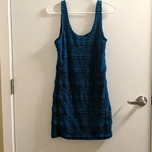 F21 Turquoise sleeveless dress